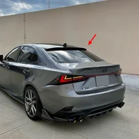 For Lexus IS IS250 IS300 IS350 2013 2014 2015 2016 2017 Carbon Fiber Car Trunk Boot Lip Spoiler Wing Lid Big