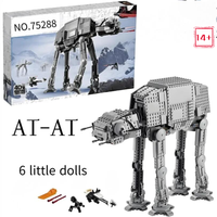 2026 Empire 1267pcs Hot Movie Game Star Hoth Battle AT-AT Snowtrooper Army Assault Motorized Walker Model Blocks Birthday Gifts image 4