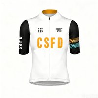 AliExpress NONE CSFD White Total Cycling Team Jersey New Bike Vest Maillot Men Women CAJA RURAL Quick Dry Ropa Ciclismo Bicycle Jersey T-shirt
