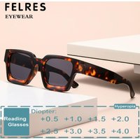 Thick Frames Black Reading Sunglasses Men Finished Prescription Readers Women Tinted Outdoor Shade Sun Glasses +1.0 1.5 2.0 2.5