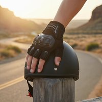 Outdoor Sports Protective Half Finger Gloves For Unisex Men Women Universal Open Finger Resistant Motorcycle Bike Gloves
