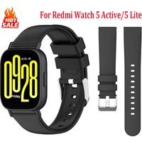 Hot Sell 22mm Silicone Watch Strap For Xiaomi Redmi Watch 5 Active/5 Lite accessories Sport belt correa redmi watch 5 lite strap