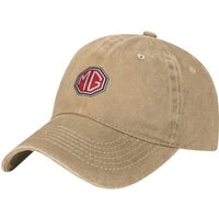 Mg Car Logo Unisex Style Baseball cap Wear-Resistant And Durable Korean Trendy Denim Fabric Baseball Cap