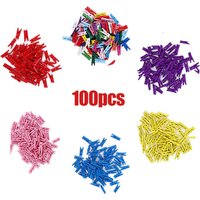50/100PCs new arrival smalll size mini wooden clips 25mm colloful clips photo clips for sheets DTY clothespin craft decor clips
