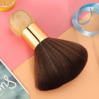 Soft Barber Neck Duster Wooden Handle Professional Cleaning Hairbrush Comfortable Grip Easy to Clean Salon Brush Barber Use
