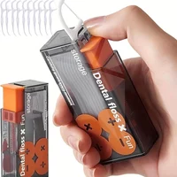 Dental Automatic Floss Storage Box Pop-Up Dental Floss Dispenser With 10Pcs Floss Dental Oral Hygiene Care Portable