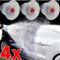 4/1pcs Foam Nozzle Car Wash Foam Spray Nozzle Windscreen Fan Foam Nozzle Internal Thread 16mm Car Wash Water Gun Nozzle