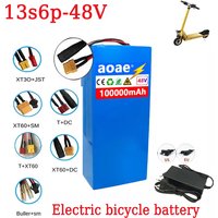 18650 BatteryOriginal 48V 13s6p Lithium Battery Pack 48v 100000mAh 1500W Citycoco Motorized Scooter Batteries Built in 30A BMS