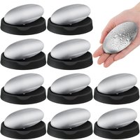 304 Stainless Steel Oval Hand Washer Deodorant Soap Metal Soap For Deodorizing Cleaning Kitchen Tools And Odor Removal