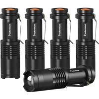 Penlight Lights Lantern Ultra Bright Flashlight Torch Waterproof Led Bulbs Adjustable Focus Hunting, Cycling, Climbing,