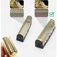 2PCS Orignal Replacement Blade Net For P600 KM-2028 1102 Hair Trimmer Clipper Cutting Knife Head Beard Shaving Parts Accessories