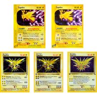 PKM Foil Flash Proxy Trading Card ZAPDOS (44-147/H32-H32/20-130/16-102/15-62) Durable Game Card The Best Gift