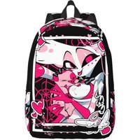 Angel Dust And Fat Nugget Selfie Hazbin Hotels Backpack for Men Women Fashion Student Business Daypack College Shoulder Bag