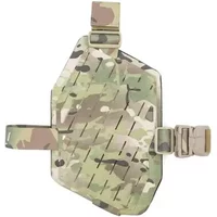 Tactical Slanted Molle Leg Hanging Plate Leg Thigh Hang Board for Pistol Magazine Pouch Bag Gear