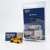 MINIGT 1:64 Lotus 99T #12 Ayrton Senna1987Monaco Grand Prix Winner MGT01088-CH Car Alloy Toys Diecast Metal Model for Children