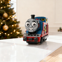 684pcs MOC Thomas The Tank Engine City Trains Model Building Blocks Architecture Creative DIY Toys Idea Christmas Gift Brick