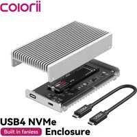 Obudowa SSD 40 Gb/s M.2 NVMe USB 4.0 Thunderbolt USB-C SSD kompatybilna z USB 3.2/3.1/3.0 dla Macbook iPad iPhone Case