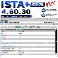 2026.06 ISTA 4.60.30 Lipiec 2026 Oprogramowanie diagnostyczne ICOM ENET K+Dcan OBD PSdZData Full dla E-Sys & ISTA