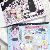 Y2K Cute Anime Girl Decorative Stickers Book Scrapbooking Phone Case DIY Journal Collage Material Sticker Gift
