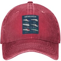 Japanese Shinkansen Bullet Trains Denim Cap Casual Baseball Caps Adjustable Hat Summer Unisex Baseball Hats