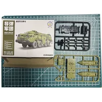 1pcs Random Air Defense Missile Vehicle Rocket Shell Assault Vehicle Plastic Simple Assembly Military Toy Send Children
