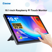 Unew Premium 10,1-Zoll Touchscreen Raspberry Pi Monitor 1920x1200 LCD 16:9 60Hz Raspberry Pi 5 4 3 Industriedisplay für Python