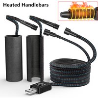 AliExpress Extractme Motorcycle Heated Handlebars USB Adjustable Insulated Handlebars Electric Scooter Bicycle Warming Accessories