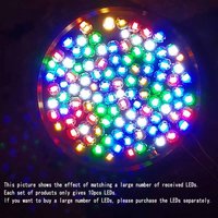 2Sets 0~80mm Wireless Leds Coil Wireless Power Supply Module Wireless Charger Lamp 5V Wireless led and Coil