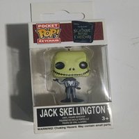 FUNKO DISNEY The Nightmare Before Christmas Jack Skellington Sally Seated Action Toy Figures Keychain Toys For Children Gifts