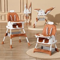 Children's dining chair/foldable seat/You can sit or lie down/baby multifunctional lift home learning to sit dining table chair