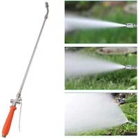 Sprayer Wand Stainless Steel Adjustable With Copper Nozzle Sprayer Rod For Watering Plants Cleaning Car