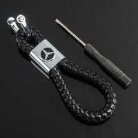 Metal Braided Rope Keychain Keyring Auto Accessories For Mercedes Benz AMG W204 W205 W203 W211 W212 W213 W201 W210 W124 W126
