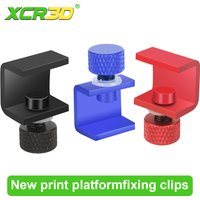 XCR3D Glass Heated Bed Clamp 3D Printer Parts Heatbed Plate Clip for Ultimaker UM Build Platform Retainer 4pcs/8pcs