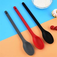 1 Pc Silicone Mixing Spoon Nonstick Kicthen Spoon Baking Spoon for Cooking Stirring, Mixing and Serving