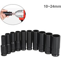 10mm-24mm Extension Sleeve Hexagonal Pneumatic Socket Head for Electric Wrench Hand Tools Impact Wrench Drill Hex Socket Head