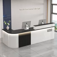 Professional Office Bar Counter Simple Luxury Beauty Design Reception Desk Modern Salon Bancone Bar Lusso Commercial Furniture