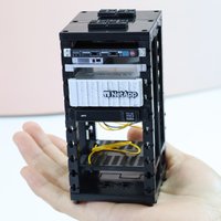 Tarlin Japanese Miniature Network Equipment Model Micro Computer Host Assembled Toy Palm Sized Gashapon For Collectors Display