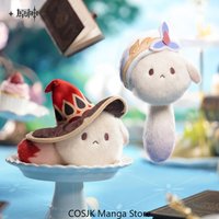 Genshin Impact Tea Party Companions Dodoco Plush Backpack Charm Blind Box Cute Dodoco Plush Keychain Bag Sealed Box Perfect Gift