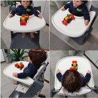 Baby Seat Tray For Stokke Tripp Trapp Highchair Used As A Snack Plate or Toy Tray kids Storage Rack Vacuum Adsorption