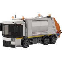 275PCS MOC City Work Vehicle Recycling Truck Model DIY Assembled Building Block Toy - Holiday and Birthday Gift.