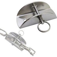 Sailing Yacht 16 Stainless Steel Marine Anchor Chain Link Stopper with Pin Boat Dock Sailboat Locking Device Hardware