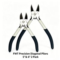 5/6/8 inch Precision Diagonal Pliers, CR-V Flush Cutter Wire Stripper, Sharp Cutting Pliers for Electronics Repair & DIY