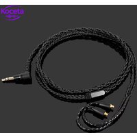 Koceta Upgrade IEM Earphone Cable Silver Plated OCC 0.78mm 2pin QDC MMCX Cable 3.5mm 4.4mm Balanced For n5005 IE200 IE300 IE900