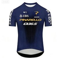 AliExpress NONE Italy Q36.5 pro Cycling Team Quick Dry Breathable Short Sleeve Cycling Jersey Road Bike Apparel Fan Edition Team Gear