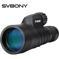 Svbony SV45 Zoom Monoculars 10-30x50 BAK4 Prism FMC IPx7 Waterproof High Magnification Telescope Camping Equipment