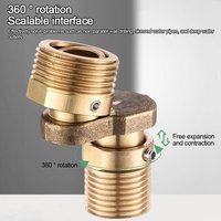 Wall Mounted Adjustment Shower Faucet Adapter 360° Rotatable Angled Curved Foot Eccentric Screw Corner Replacement Parts