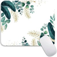 Beautiful Flowers and Plants Square Mouse Pad Anti Slip and Washable Mouse Pad Anti Slip Base Suitable for Office and Home Use