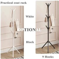 Freestanding Tree Branch Coat Rack | Mobile Clothing Hanger Stand for Hats & Jackets, Entryway & Living Room Decor