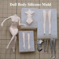 Ultralight Clay Correct Proportion Cartoon Doll Woman Body Silicone Mold DIY Clay Animation Character Body Modeling Making Tool