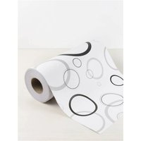 Vinyl Modern Circle Peel and Stick Wallpaper Self Adhesive Contact Paper Removable Waterproof Wallpaper For Furniture Renovation